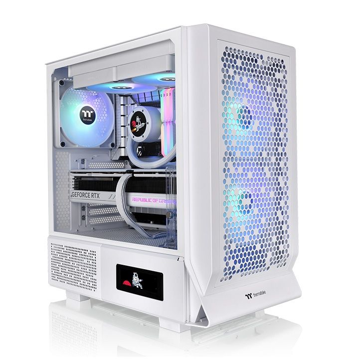 Ház Thermaltake Ceres 330 ARGB Tempered Glass Snow White