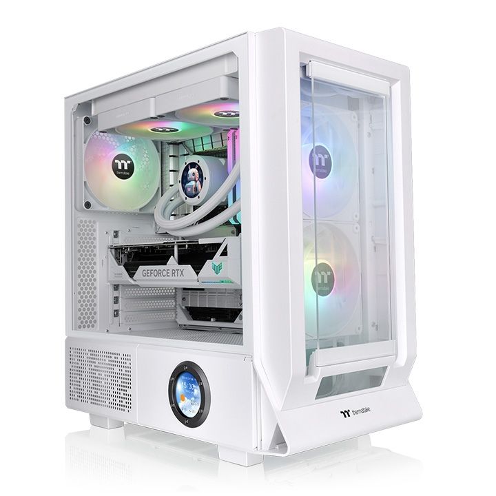 Ház Thermaltake Ceres 350 MX Tempered Glass White