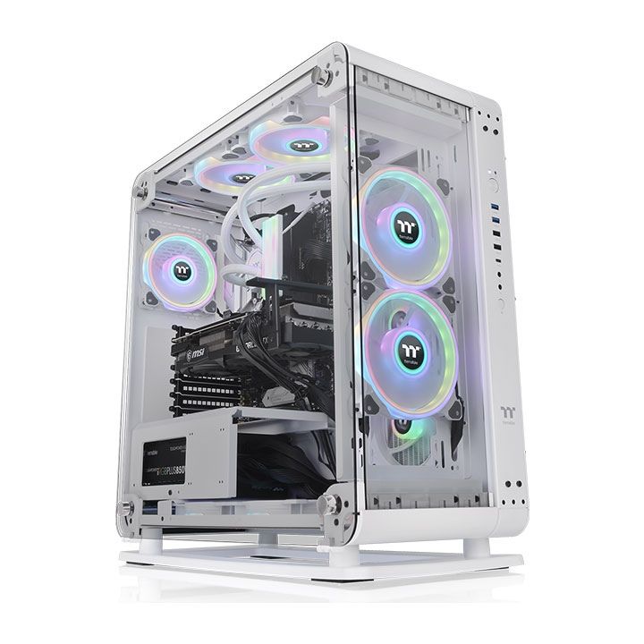 Ház Thermaltake Core P6 Tempered Glass Snow White