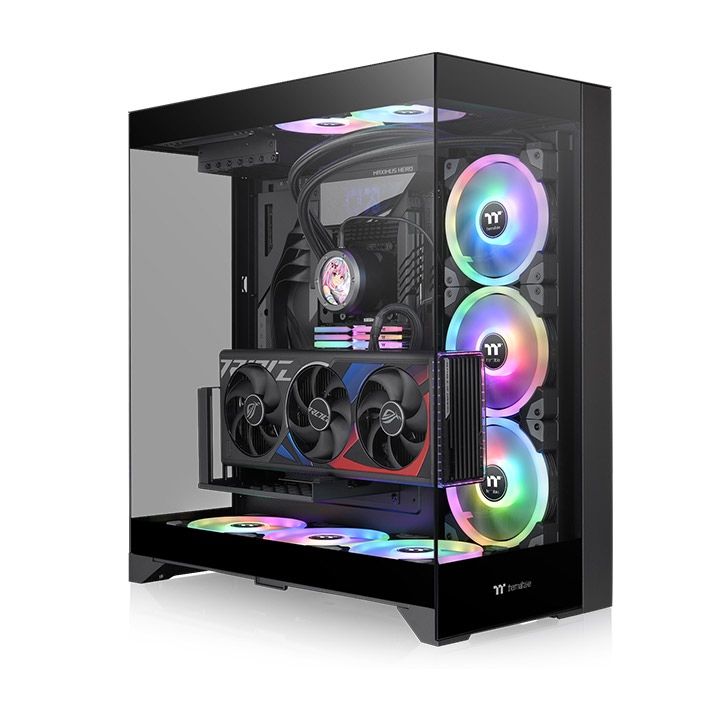 Ház Thermaltake CTE E550 Tempered Glass Black