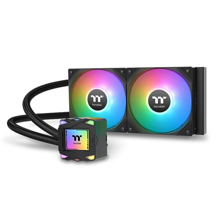 Ventilátorok, Hűtők, Előlapi panelek Thermaltake LA240 ARGB Sync AIO Liquid Cooler Black