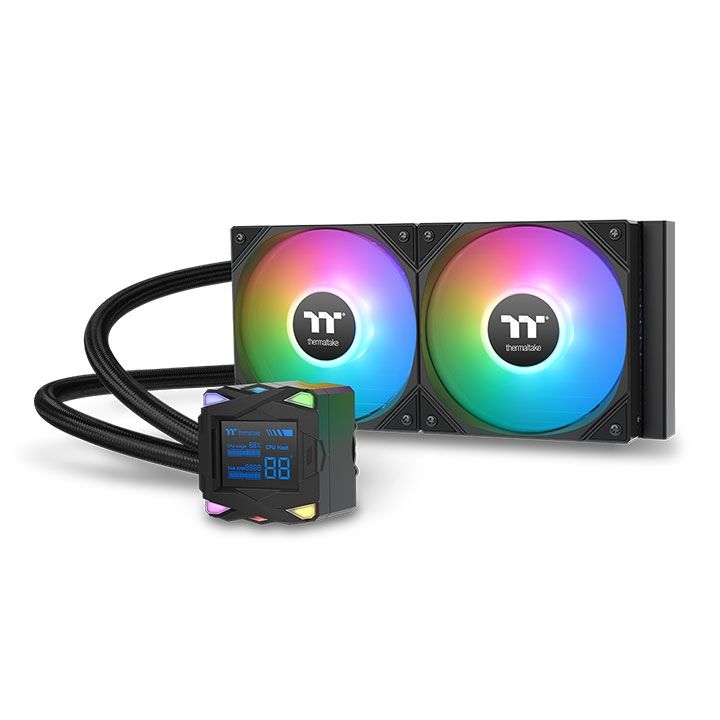 Ventilátorok, Hűtők, Előlapi panelek Thermaltake LA240-S ARGB Sync AIO Liquid Cooler Black