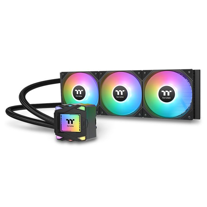 Ventilátorok, Hűtők, Előlapi panelek Thermaltake LA360 ARGB Sync All-In-One Liquid Cooler System Black