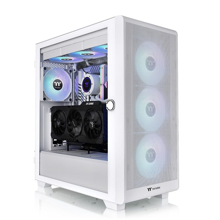 Ház Thermaltake S250 ARGB Tempered Glass Snow White