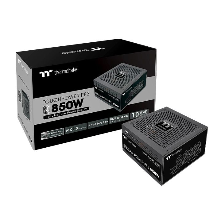 Tápegység Thermaltake 850W 80+ Platinum Toughpower PF3