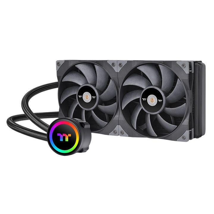 Ventilátorok, Hűtők, Előlapi panelek Thermaltake TOUGHLIQUID 280 ARGB Sync All-In-One Liquid Cooler Black Ventilátorok, Hűtők, Előlapi panelek Thermaltake TOUGHLIQUID 280 ARGB Sync All-In-One Liquid Cooler Black
