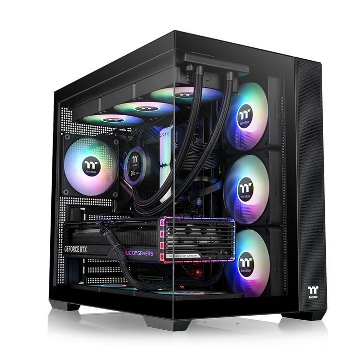 Ház Thermaltake View 380 ARGB Tempered Glass Black