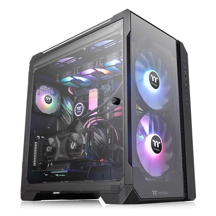 Ház Thermaltake View 51 Tempered Glass ARGB Edition Black