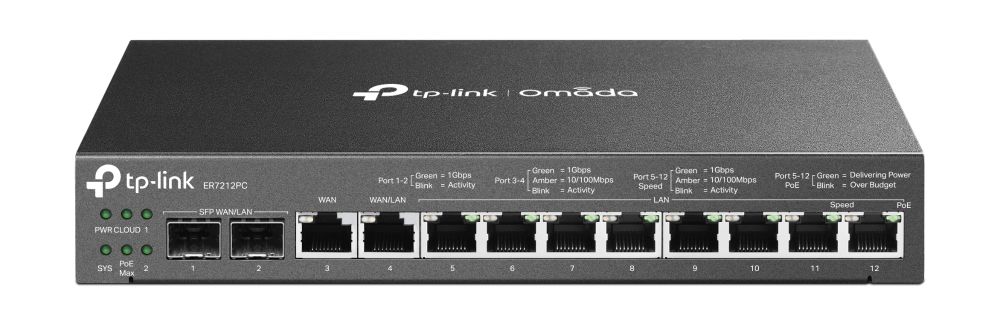 Router TP-Link ER7212PC Omada 3-in-1 Gigabit VPN Router