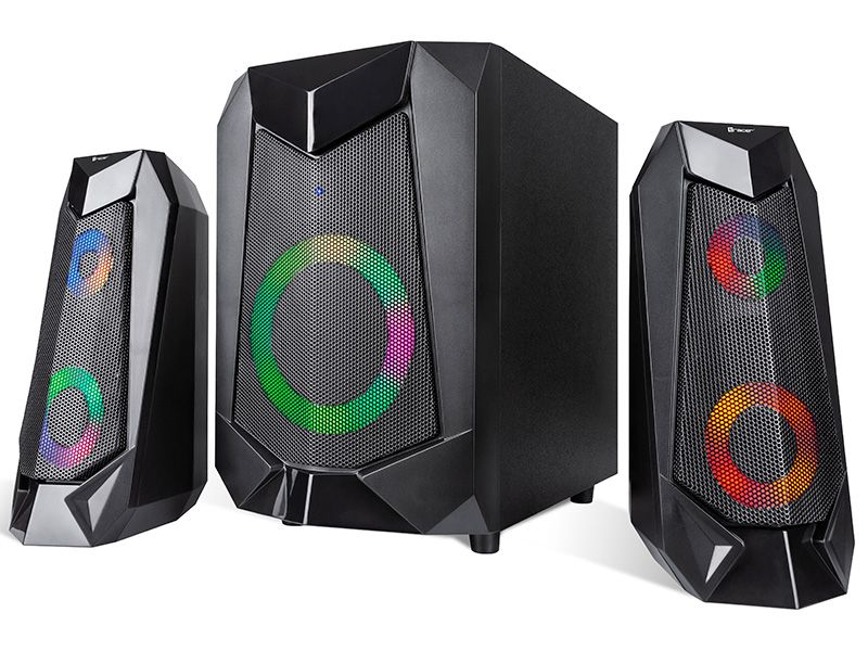 Hangszóró Tracer 2.1 Hi-Cube RGB Flow Bluetooth Speaker Black