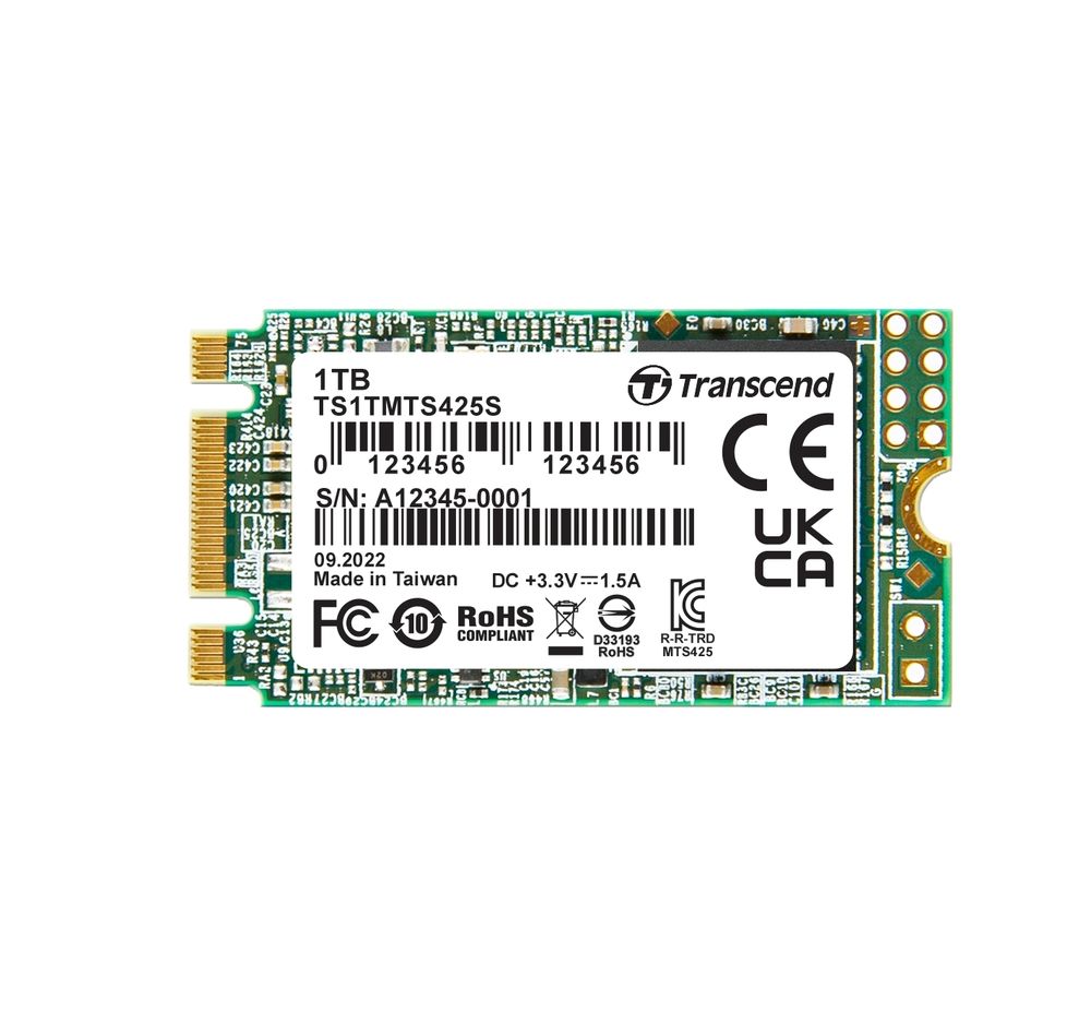 Winchester SSD Transcend 1TB M.2 2242 MTS425S Winchester SSD Transcend 1TB M.2 2242 MTS425S