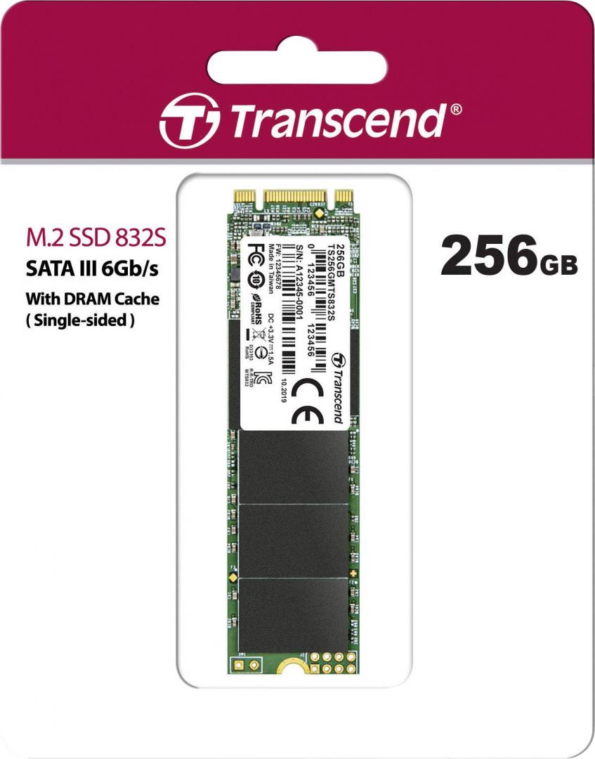 Winchester SSD Transcend 256GB M.2 2280 MTS832S TS256GMTS832S