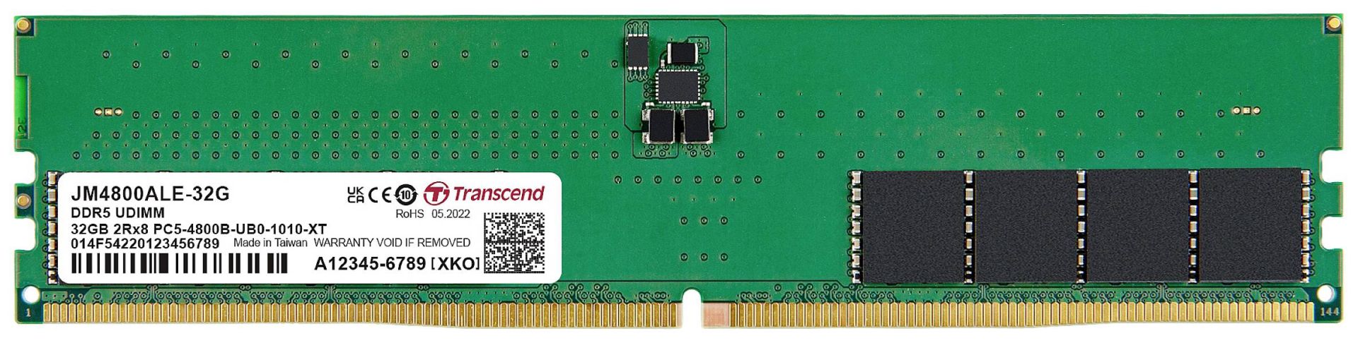 Memória Transcend 32GB DDR5 4800MHz