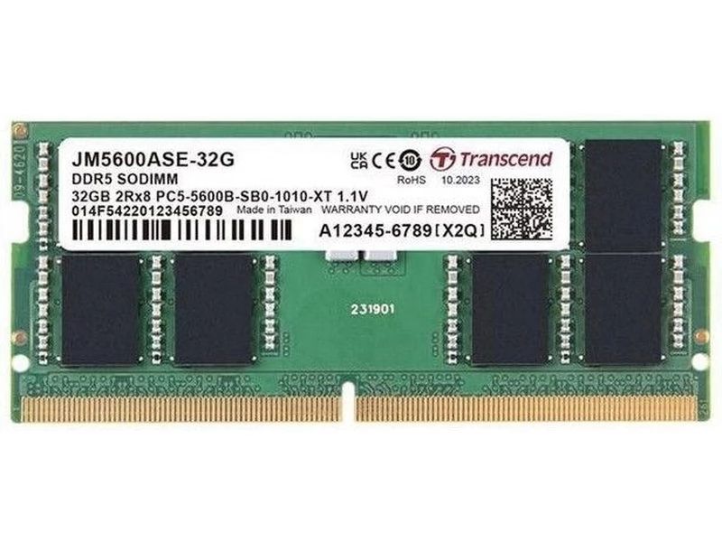 Memória (notebook) Transcend 32GB DDR5 5600MHz SODIMM