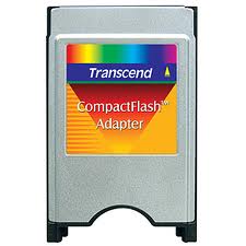 Kártyaolvasó Transcend PCMCIA Adapter F/ CF CARD Card Reader