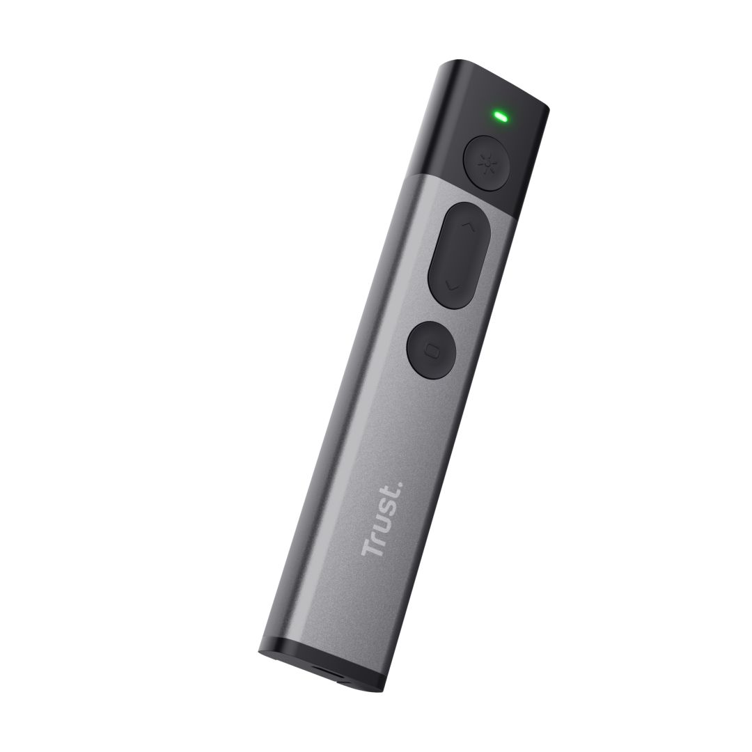 Presenter Trust Kazun Wireless Presenter Red Laser Grey