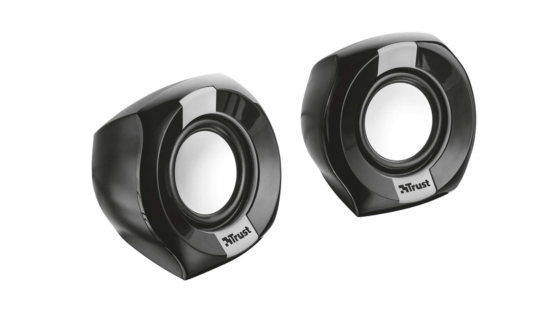 Hangszóró Trust Polo Compact 2.0 Speaker Set Black/Silver