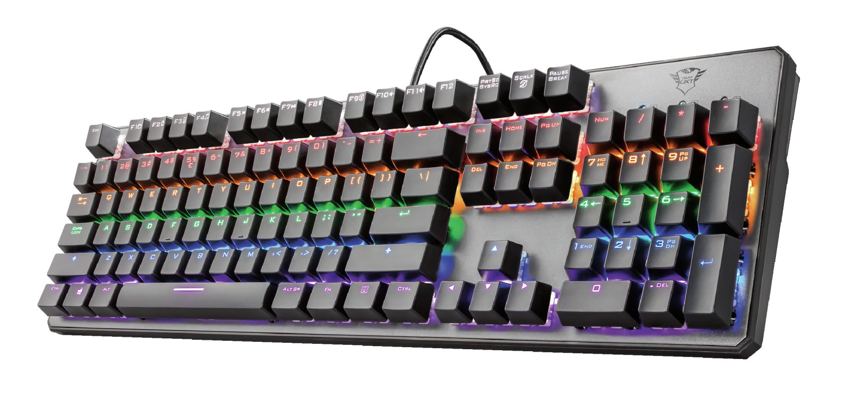 Billentyűzet Trust GXT 865 Asta Mechanical Keyboard Black HU
