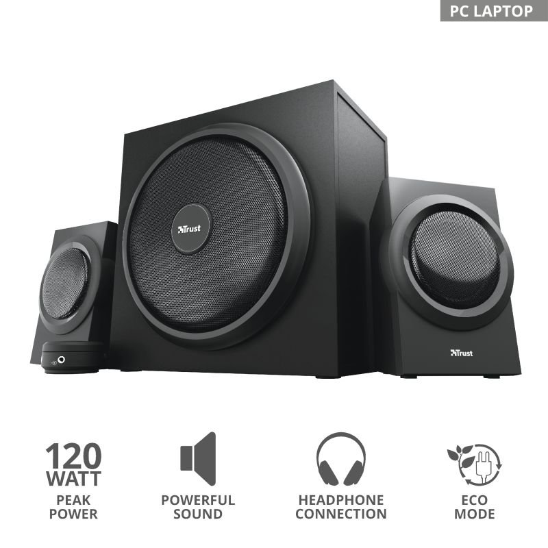 Hangszóró Trust Yuri 2.1 Speaker Set Black