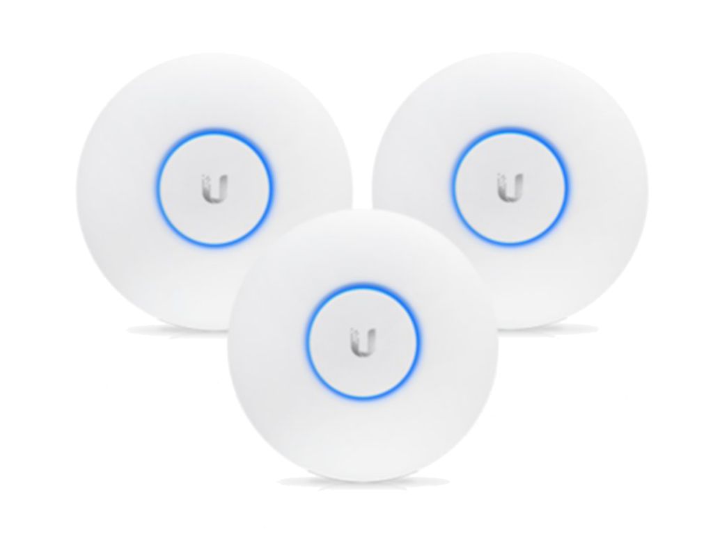 Access Point Ubiquiti UAP-NANOHD-3 UniFi AC Nano HD Wave 2 3 Pack Access Point White