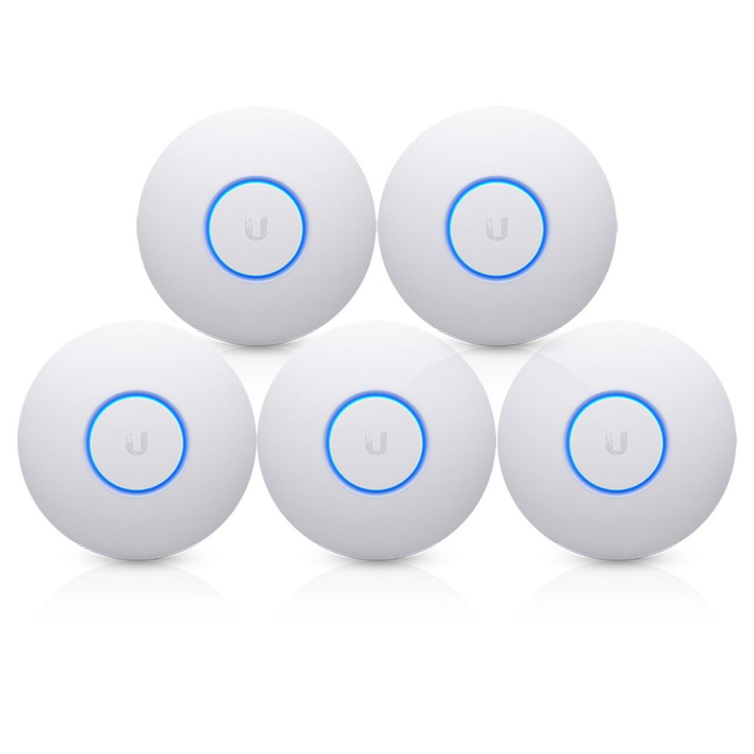Access Point Ubiquiti UAP-NANOHD-5 UniFi AC Nano HD Wave 2 5Pack Access Point White