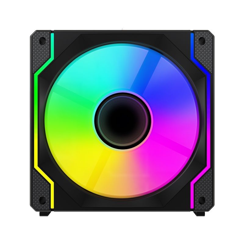 Ventilátorok, Hűtők, Előlapi panelek Ventaris VGCF120-1F-B Tempest RGB Fan Black