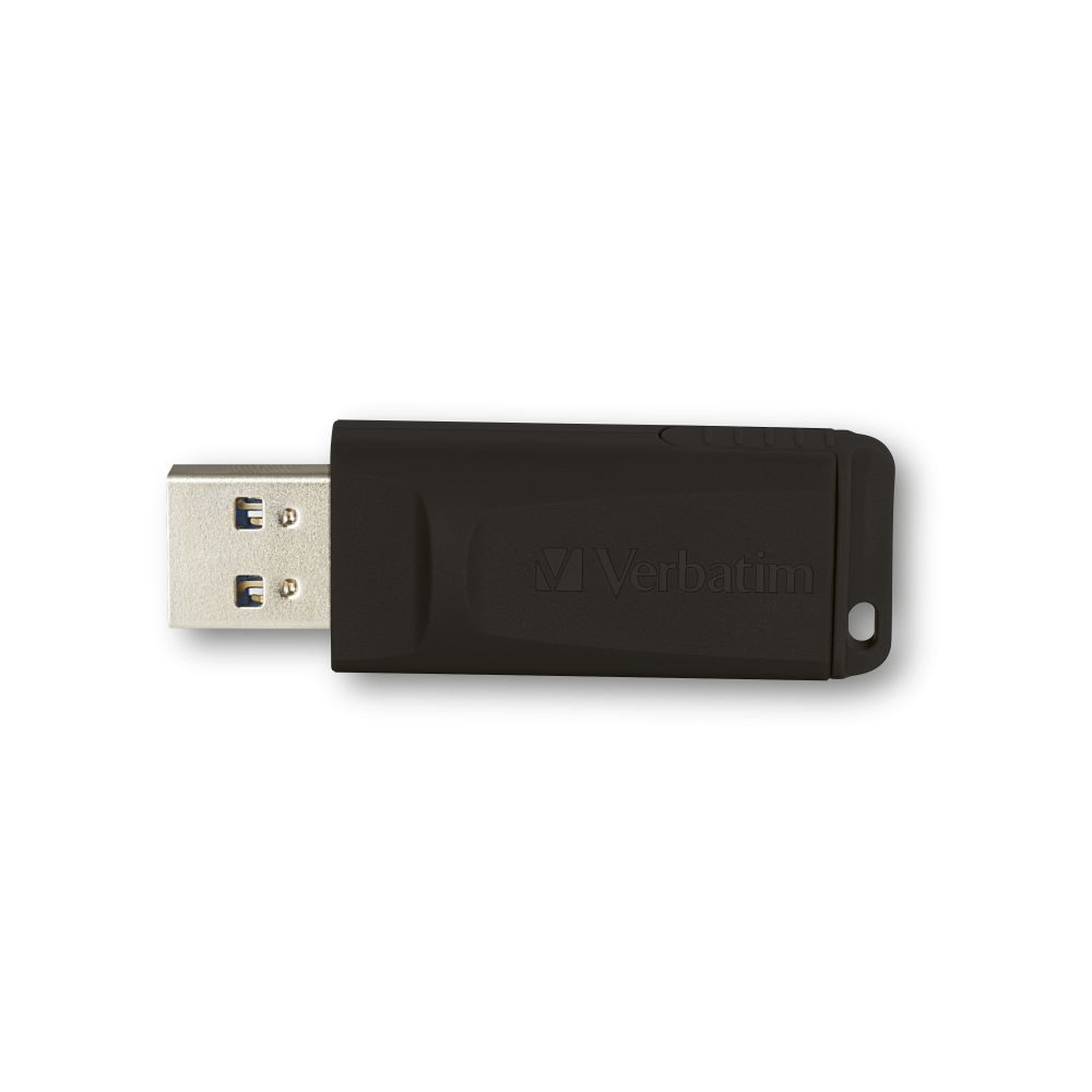 USB Flash RAM Verbatim 128GB Slider USB2.0 Black
