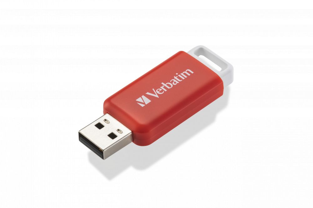 USB Flash RAM Verbatim 16GB DataBar USB2.0 Red