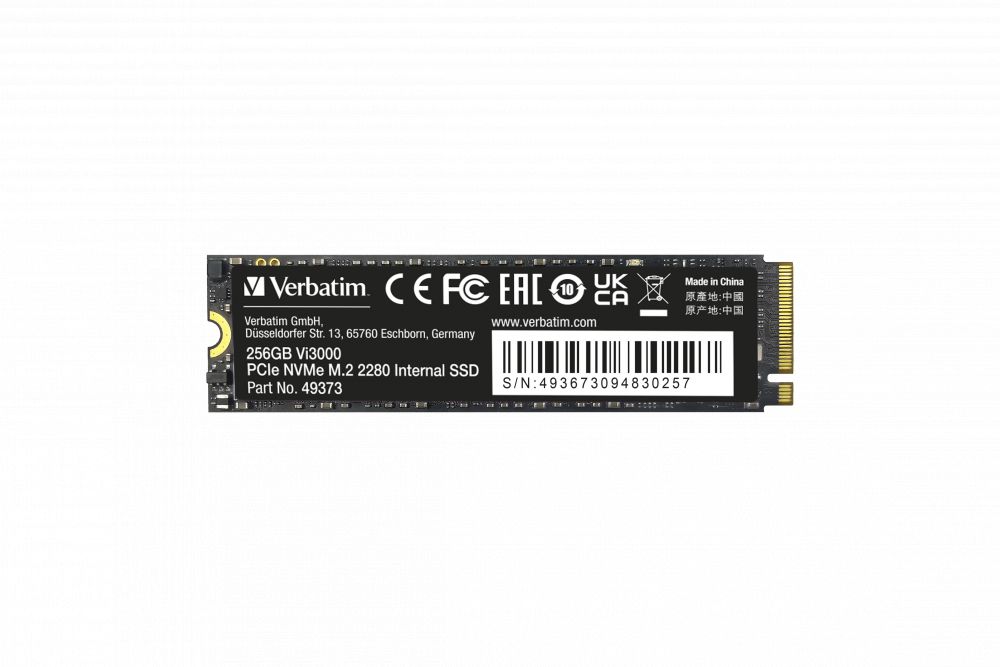 Winchester SSD Verbatim 256GB M.2 2280 NVMe Vi3000
