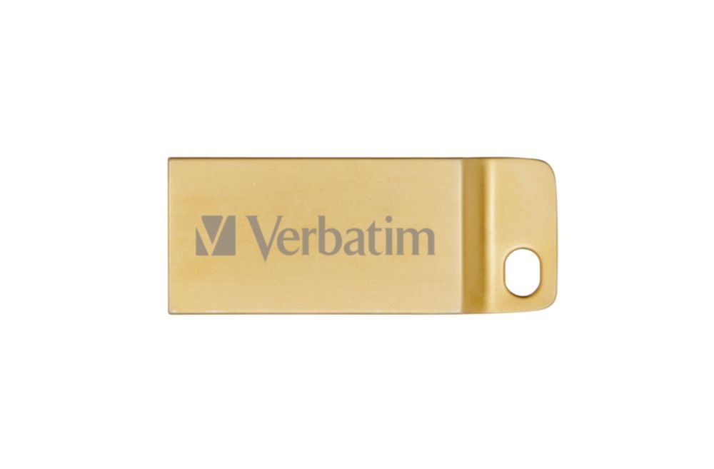 USB Flash RAM Verbatim 64GB Exclusive Metal USB3.2 Gold