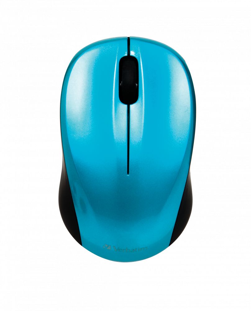 Egér Verbatim Go Nano Wireless Mouse Caribbean Blue