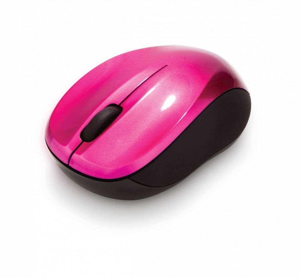 Egér Verbatim Go Nano Wireless Mouse Hot Pink