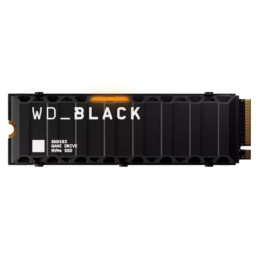 Winchester SSD Western Digital 4TB M.2 2280 NVMe SN850X With Heatsink Black
