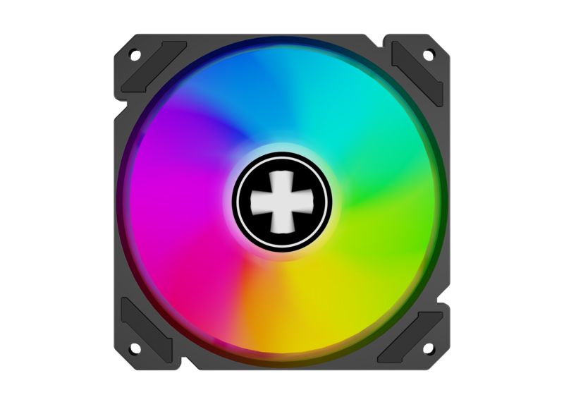 Ventilátorok, Hűtők, Előlapi panelek Xilence XPF120R.ARGB