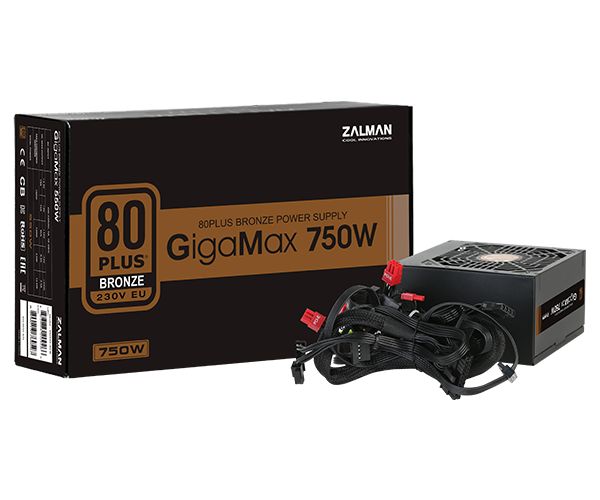 Tápegység Zalman 750W 80+ Bronze GigaMax Series