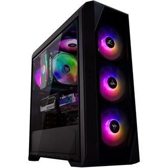Ház Zalman N5 TF RGB Tempered Glass Black