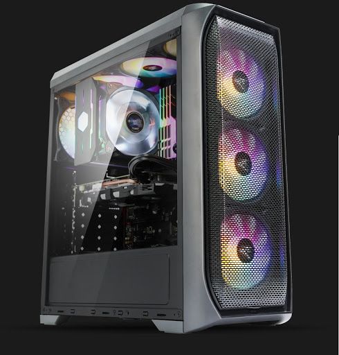 Ház Zalman N5 MF RGB Window Black