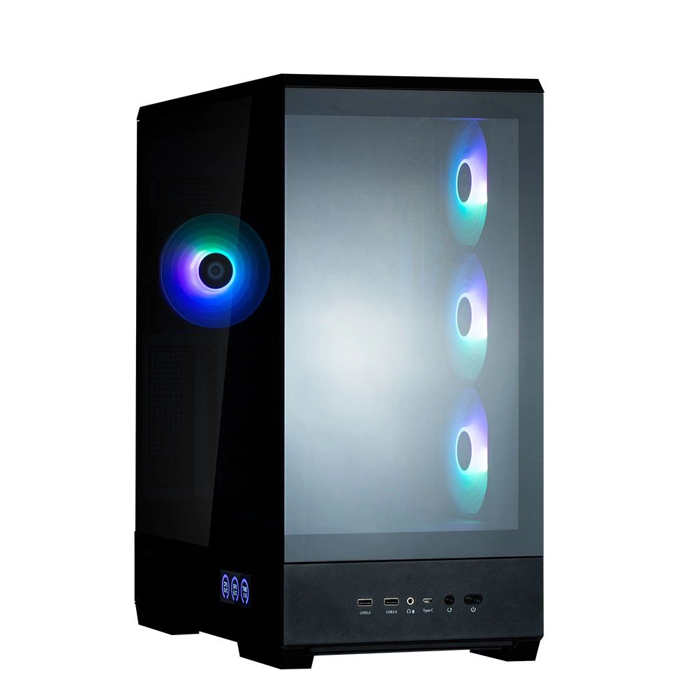 Ház Zalman P50 DS Tempered Glass Black