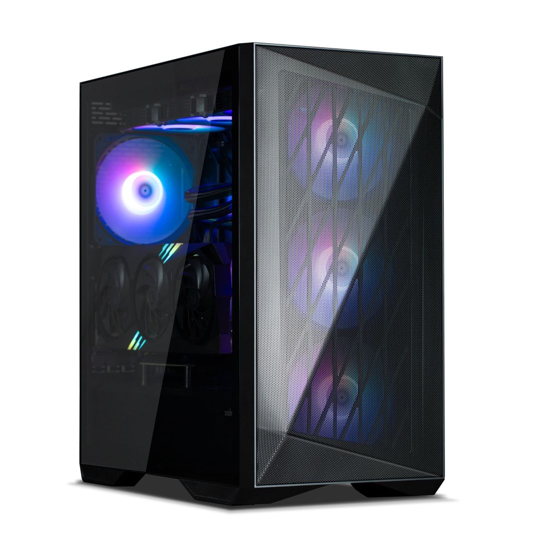 Ház Zalman Z9 Iceberg MS Tempered Glass Black