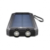 Akkumulátor PowerBank Goobay napelemes töltő+led lámpa 5v 8000mAh