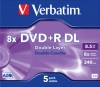 Adathordozó (DVD lemez) Verbatim 8,5 Gb /Dual layer/ 2,4X normal tok