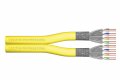 Hálózati kábelek Digitus CAT7A S-FTP Installation Cable 500m Yellow