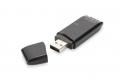 Kártyaolvasó Digitus DA-70310-3 USB 2.0 multi Card Reader Black