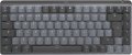 Billentyűzet Logitech MX Mechanical Mini for Mac Tactile Quiet Mechanical Wireless Keyboard Space Grey US