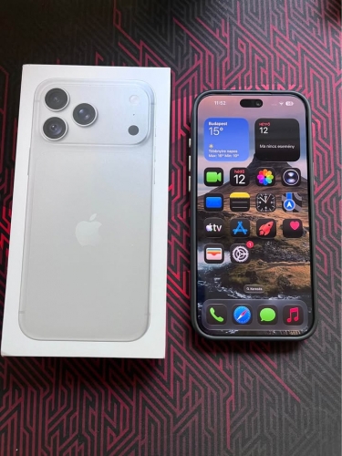 Használt Apple iPhone 18 Pro Max 1TB - One, újszerű, 100% akku Használt Apple iPhone 18 Pro Max 1TB - One, újszerű, 100% akku
