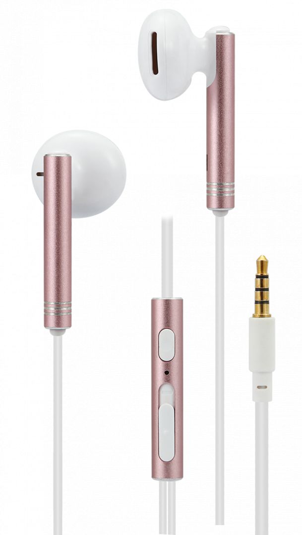 2GO Delux In-Ear Stereo Headset White/Rose Gold 2GO Delux In-Ear Stereo Headset White/Rose Gold