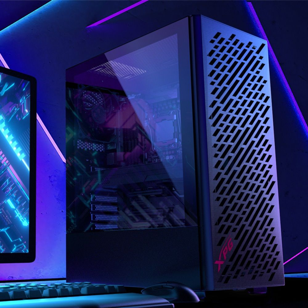 Ház A-Data XPG Valor Air Tempered Glass Black Ház A-Data XPG Valor Air Tempered Glass Black
