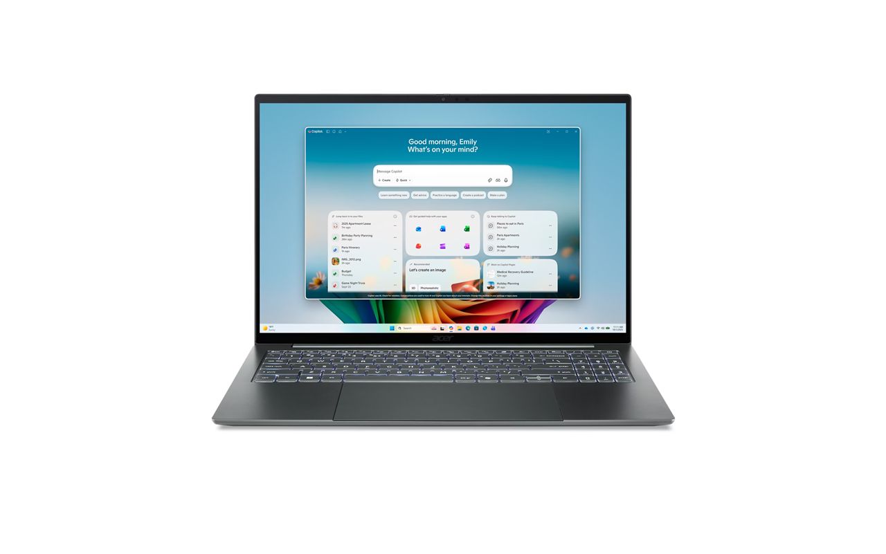 Notebook Acer Swift 16 AI SF16-71T-70XZ Stone Grey