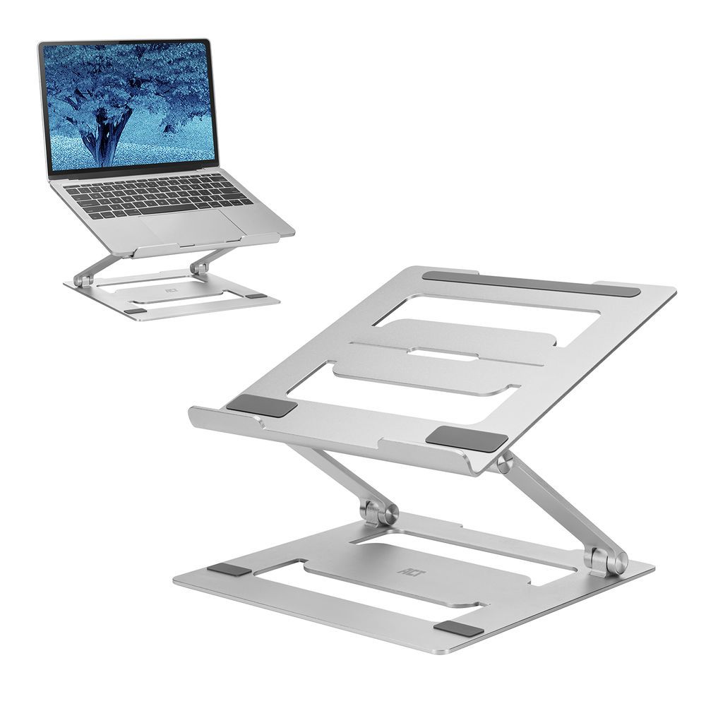 Notebook kiegészítő ACT AC8135 Foldable laptop stand aluminium stepless height adjustable Notebook kiegészítő ACT AC8135 Foldable laptop stand aluminium stepless height adjustable