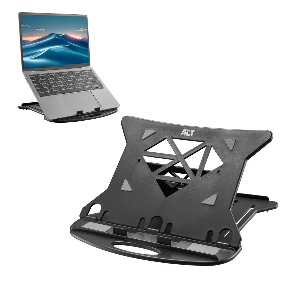 Notebook kiegészítő ACT AC8150 Foldable Laptop Stand with 7 adjustable heights Notebook kiegészítő ACT AC8150 Foldable Laptop Stand with 7 adjustable heights